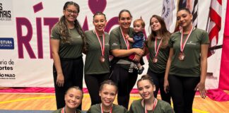 Ginástica Rítmica de Ilha Solteira conquista bronze nos Jogos Regionais de Votuporanga
