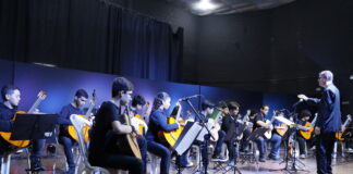 Camerata de Violões do Guri de Araçatuba se apresenta em Ilha Solteira